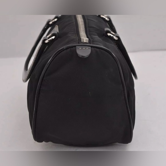 β οΈβ₯οΈ Authentic PRADA Vintage Nylon Tessuto Leather Hand Boston Bag β₯οΈβ οΈ - Picture 16 of 16